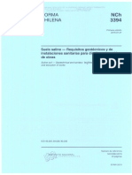 NCh3394-2016 - Suelo Salino - Requisitos Geotécnicos y de Instalaciones Sanitarias para Diseño y Ejecución