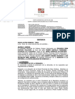 PJ rechaza hábeas corpus de Pedro Castillo contra fiscal