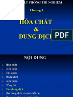 Hóa Chất Và Dung Dịch