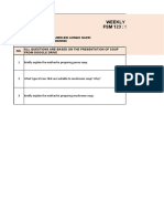 Weekly Online Learning FSM 123: Soup Assessment