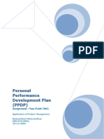 Personal Performance Development Plan (PPDP)