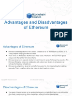 05 - Advantages and Disadvantages of Ethereum