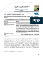 A Comprehensive Review On Palm Oil and The Challenges Using Vegetable Oil As Lubricant Base-Stock