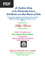 Download An Empirical Analysis of Relationship Between Gold Market and Stock Market of India by Dillip Khuntia SN55343507 doc pdf