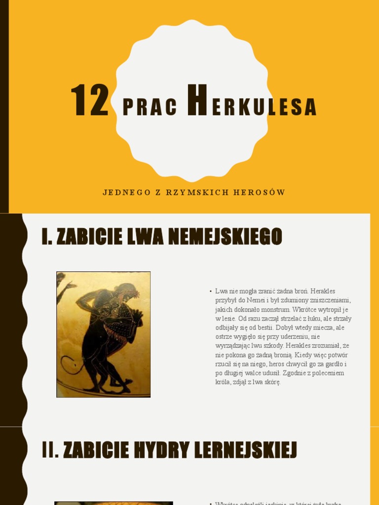 12 Prac Herkulesa Lektura Pdf 12 Prac Herkulesa | PDF