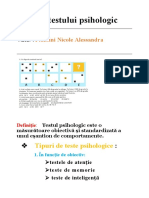 Metoda testului psihologic