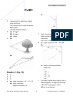 1 Reflection of Light: Practice 1.1 (P. 5)