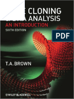 T. A. Brown Gene Cloning and DNA Analysis - An Introduction 6th (2010)