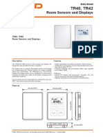 TR40, TR42: Room Sensors and Displays