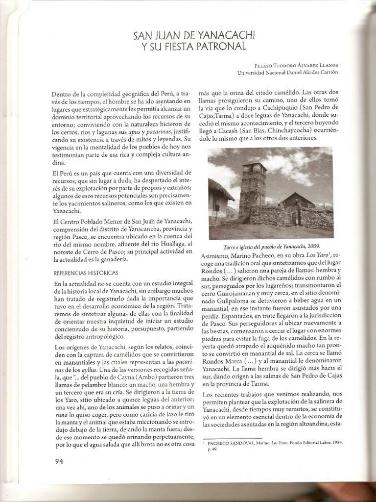 San Juan de Yanacachi y Su Fiesta Patronal | PDF