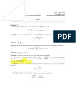 TD2 Mathématiques L1 SNV