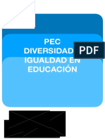 PEC DIVERSIDAD E IGUALDAD Indice Uned