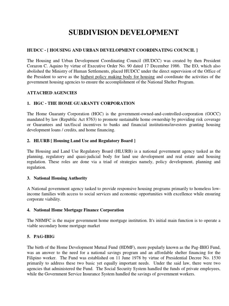 Subdivision Development and Regulations | PDF | Zoning | Condominium