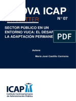 Sector público y desafíos de la adaptación