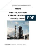 API 510 R4 Codigo de Inspeccion de Recipientea a Presion