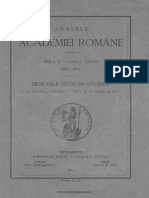 Analele Academiei Române. Memoriile Secţiunii Istorice. Seria 2. Tomul 36 1913-1914