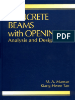 Concrete Beams With Openings Analysis and Design by M. A. Mansur, Kiang-Hwee Tan