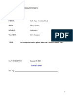 Csec Math Sba Guidelines | PDF | Mean | Chart