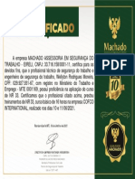 Certificado de treinamento NR 33 Wellyton Rodrigues Moreira