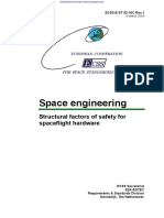 Space Engineering: Structural Factors of Safety For Spaceflight Hardware