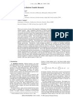 Contemporary Issues in Electron Transfer Research