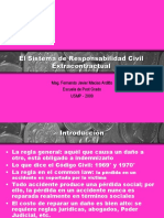 El Sistema de Responsabilidad Civil Extracontractual