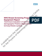 Centre (NCCPM) : NHS Breast Screening Programme Equipment Report