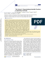 Helping Students To "Do Science": Characterizing Scientific Practices in General Chemistry Laboratory Curricula