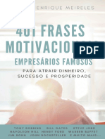 401 Frases Motivacionais de Empresários - Mario Henrique Meireles