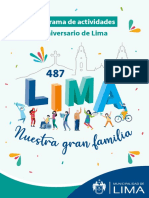 Programa Aniversario de Lima 2022 Final
