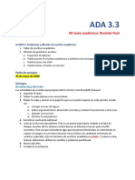 ADA 3.3 Revisión final