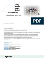 Accelerating Chemical Design and Synthesis Using Artificial Intelligence RISE Open Workshop 2020-05-29 Conference Binder