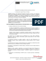 Nómina de Trabajadores por Riesgo de Exposición a COVID-19