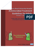 Antimicrobial Treatment Guidelines For Adults