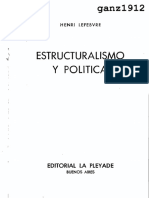 LEFEBVRE, HENRI - Estructuralismo y Política (OCR) (Por Ganz1912)