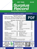 FEBRUARY 2022 Surplus Record Machinery & Equipment Directory