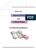 Improve and Control Phase Workbook - Final