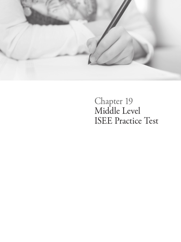 Middle Level ISEE Practice Test | PDF | American Bison | Bison for Free Isee Practice Test Printable