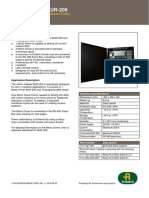 Mimic Cabinet BUR-200: Autroprime Interactive Fire Detection System Product Datasheet