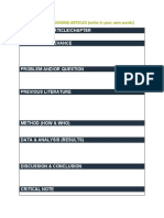 Summary Sheet Reading Articles