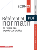 Referentiel Normatif Professionnels Expertise Comptable 2020 2021