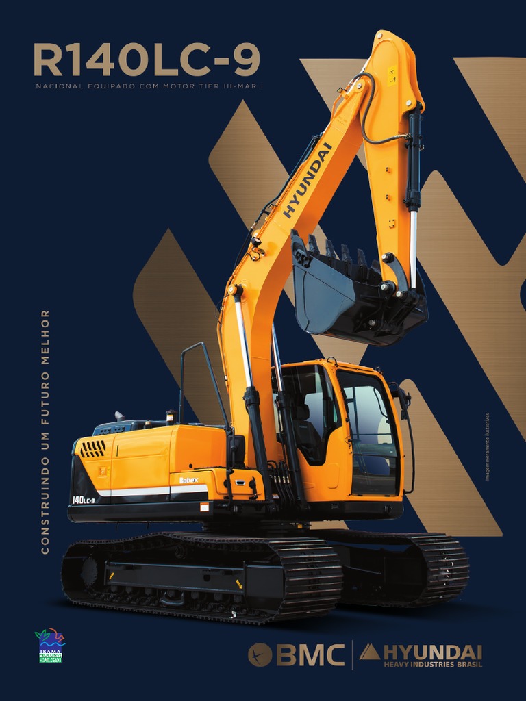 Especificações - EH Hyundai 140 | PDF | Motores | Bomba