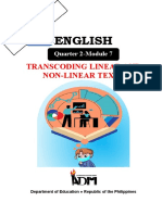 English: Transcoding Linear and Non-Linear Texts