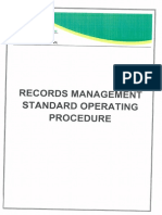 SOP On Records Management