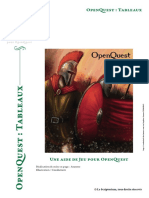 OpenQuest 2e - Tableaux