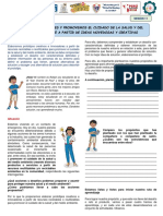 Sesión 11 - Asumimos Acciones y Promovemos El Cuidado de La Salud y Del Medio Ambiente A Partir de Ideas Novedosas y Creativas