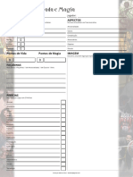 Ficha - Crônicas de Espada e Magia