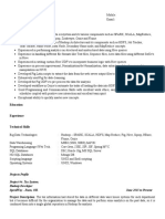 Projects Profile Project #4: Tax System. Hadoop Developer Speedway - Enon, Oh. June 2015 To Present