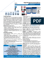 High-Strength Anchoring Epoxy: Product Description