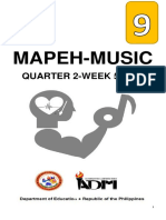 Mapeh-Music: Quarter 2-Week 5 To 6